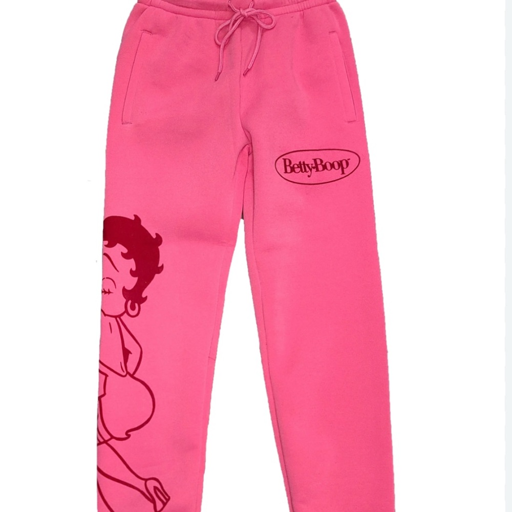Betty Boop Fleischer Studio Pink Fleece Pants